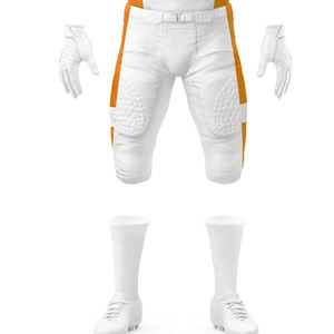 Uniforme de football américain de qualité supérieure, couleur unie, en vente en ligne, dernier design, nouveau style, ensemble de maillots de football américain - Product Image 5