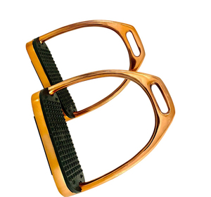 Nuevas estribas de equitación western personalizables y reutilizables, de hierro con base ancha cubierta de cuero, duraderas para animales grandes. - Product Image 5
