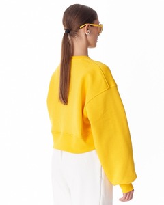 Sweat-shirt court athlétique pour femme, doux et léger, à manches longues, parfait pour la salle de sport, le yoga, la course à pied ou le quotidien - Product Image 5