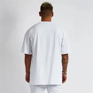 เสื้อยืดคอตตอนสตรีทแวร์ทรงโอเวอร์ไซส์ ไหล่ตก พิมพ์ลายคุณภาพสูง เนื้อผ้าหนา สำหรับผู้ชาย - Product Image 2