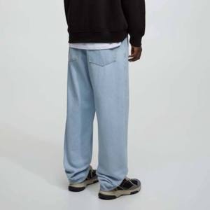 New Fashion Manufacturers Customize <b>Men</b> Denim Trousers Distressed Straight Eco-Friendly High <b>Stretch</b> High Street <b>Men's</b> - Product Image 6