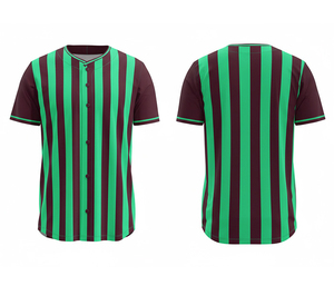 Fournisseur d'uniformes de baseball personnalisés, maillot sublimé léger à manches courtes, logo et numéros personnalisés |   Base en polyester respirant - Product Image 4