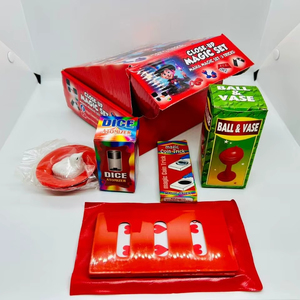<b>Magic</b> Set <b>Box</b> 5 Items Kids <b>Magic</b> Toy Set Egg to Hen Ball & VASE Card Vanish Frame Coin Gone CASE & DICE AUTOMIZER - Product Image 1