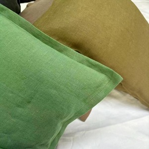 ปลอกหมอนสไตล์ผ้าทอแบบเรียบ ปิดด้วยผ้าคลุม ปลอกหมอนตกแต่งบ้าน - Product Image 3