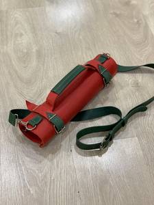 Bolsa/Estuche para Cuchillos de Chef Profesional de Cuero Marrón Chocolate Genuino Ligero de Primera Calidad con 10 Bolsillos, Hecho a Mano LKR-0321 - Product Image 4