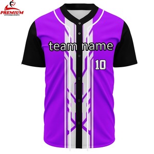 Uniforme de Béisbol Personalizado de Primera Calidad para Hombre, Nuevo Estilo, Color Sólido, Transpirable, Anti-UV, Absorbe la Humedad, Gran Venta - Product Image 4