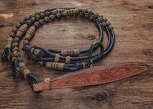 Rienda romana occidental de cuero trenzado a mano Premium para caballos Producto de caballo de alta calidad - Product Image 3