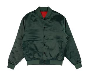 Satin Varsity <b>Jacket</b> | High-Quality Retro Baseball Bomber | Multi-Color Patchwork Letterman <b>Jacket</b> - Product Image 3
