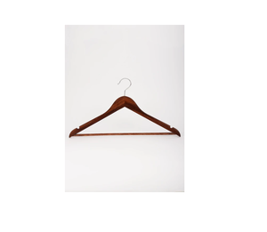 Customized Logo Anti-Slip Solid Wood Flocking <b>Hangers</b> Premium Wooden New Style High Demand & Most Selling Wood <b>hanger</b> - Product Image 6