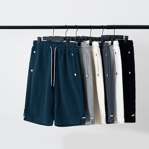 Pantalones Cortos Casuales de Verano Personalizables de Felpa Francesa para Hombre, 5 Pulgadas de Entrepierna - Product Image 4