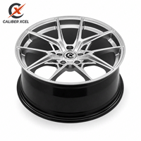 عجلات CaliberXcel متعددة التجاويف بخمسة أذرع مقاس 17-24 بوصة 5x114.3 مصنوعة بالحدادة لسيارات BMW وAudi وMercedes Benz