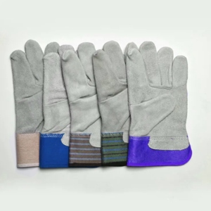 Gants de sécurité pour ouvriers du bâtiment, en cuir de vachette souple, pour la protection des mains lors du soudage - Product Image 6