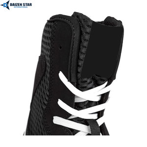 Chaussures à lacets en cuir, daim, toile de coton, maille, polyester, respirantes, antidérapantes, légères, flexibles, adhérence toutes saisons - Product Image 3