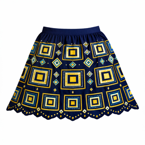 Falda Midi Casual de Chifón para Mujer, Estilo Punk, Transpirable, Antibacteriana, Natural, de Poliéster de Alta Calidad - Product Image 1