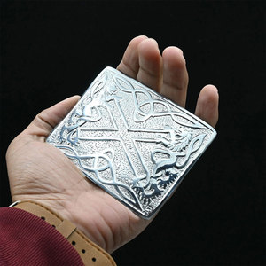 Hebilla de cinturón de kilt escocés tradicional para hombre, con diseño de Saltire y Leones Rampantes, venta al por mayor 2026 - Product Image 1