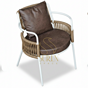 Silla de Exterior de Diseño Indio para Restaurantes y Hoteles, Silla Dori Hecha a Mano, Silla Industrial India - Product Image 1