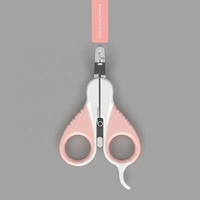 Coupe-ongles pour chat et chien en acier inoxydable avec verrou de sécurité, poignée ergonomique antidérapante, outil de toilettage pour animaux de compagnie