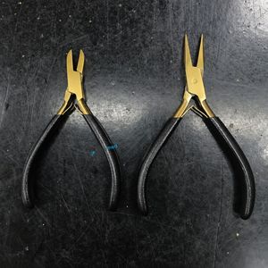 Ensemble d'outils de fabrication de bijoux en acier inoxydable 2 pièces avec logo personnalisé, comprenant des pinces à bec et des pinces coupantes pour fil, 5 pouces / Options personnalisées - Product Image 2