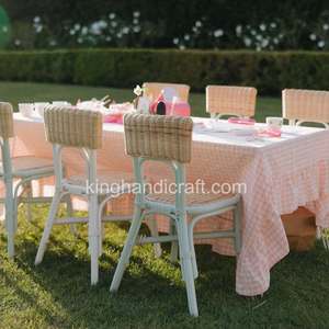 Silla Infantil de Ratán Tejida a Mano, Ecológica, para Alquiler, Decoración de Fiestas de Cumpleaños, Bodas y Eventos, Proveedor Mayorista - Product Image 3