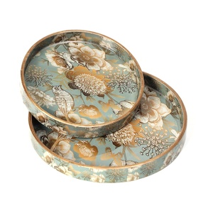 Plateau de service alimentaire durable en résine fait main, style ange, technique émaillée, pour Noël, la Fête des Mères, le Nouvel An, l'hôtellerie et la maison - Product Image 4