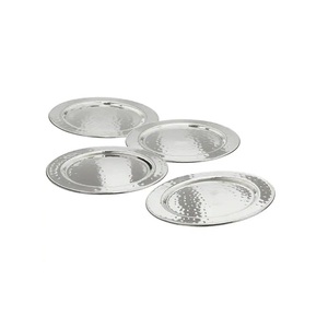 Ensemble de dessous-de-verre carrés en bois avec support métallique, design floral vintage, pour la protection des surfaces de la maison, empêchant les traces d'eau - Product Image 4