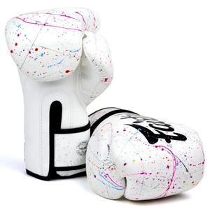 Guantes de Boxeo Fairtex Blancos Personalizados al por Mayor, Guantes de Entrenamiento de Boxeo Muay Thai OEM, Guantes de Boxeo de Nuevo Diseño - Product Image 2