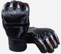 Guantes de Entrenamiento de MMA con Logotipo Personalizado, Guantes de Boxeo con Cordones, Guantes Interiores de Gel, Envolturas para Manos, Artes Marciales, Absorción de Humedad, Guantes Unisex de Moda