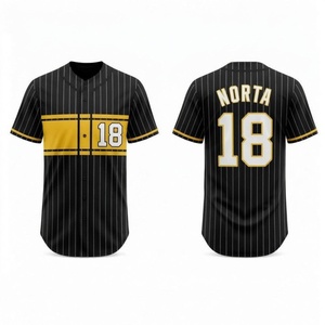 Uniformes de Béisbol Sublimados al por Mayor, Personalizados con Nombre/Número/Logotipo, Uniformes de Softbol para Adultos/Niños - Product Image 1