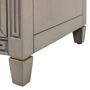 Mesa Auxiliar de Madera Blanca Merino Dauphin con 3 Cajones para Sala de Estar - Product Image 3