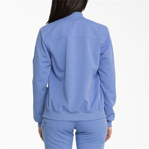 Women's Blue <b>Scrub</b> <b>Set</b> Long Sleeve Cotton Polyester Woven Hospital Uniforms for Medical Use - Product Image 4