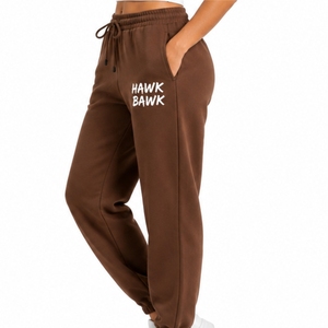 Women Joggers Pants Elastic Waist Design Adjustable Drawcord Clean <b>Cuffed</b> Finish Soft Touch Elastic Waist Everyday Comfort Fit - Product Image 3