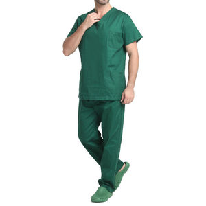 Spandex Polyester men Hospital Medical Scrubs Uniforms Customized Comfortable Short Sleeve Hospital <b>Nurse</b> Scrubs Uniform - Product Image 1