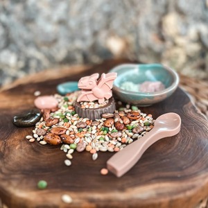 Cuchara de servir de resina elegante y con estilo, diseño elegante, ecológica, duradera y con un toque de lujo, para servir ensaladas y alimentos. - Product Image 1