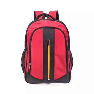 Black <b>Nylon</b> <b>Backpack</b> White Stripe Sporty Style Four Seasons Use Large Capacity School Business Travel Bag Waterproof Anti-Theft - Product Image 6