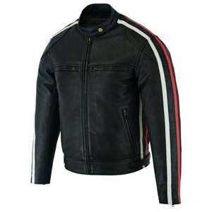 Chaqueta de Motociclista de Cuero Vacuno de Primera Calidad, Personalizada, de Manga Larga, Talla Grande, con Certificación CE, Ropa Deportiva con Logotipo Personalizado - Product Image 4