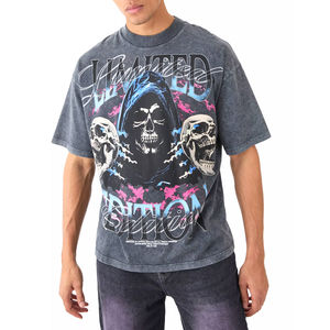 Camisetas de Hombre de Alta Calidad, Corte Ajustado, Estilo Urbano Hip Hop, 100% Algodón, Disponibles en Varias Tallas - Product Image 1