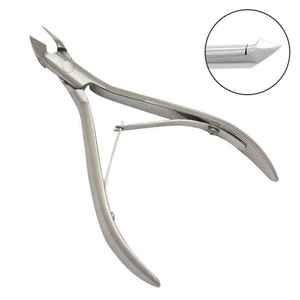 Coupe-ongles professionnel compact et léger russe, courbé, adapté aux bébés, à large ouverture, en acier inoxydable, pour cuticules - Product Image 4