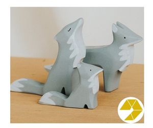 Juego de Juguetes de Animales de Madera, Juguetes Educativos Hechos a Mano para Niños en Edad Preescolar - Product Image 5