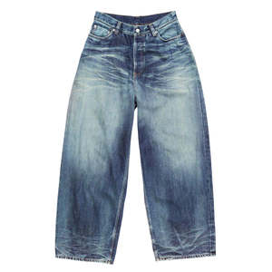 Jean droit pour homme, taille mi-haute, en denim déchiré, coupe ample, décontracté, avec boutons, style automne - Product Image 2