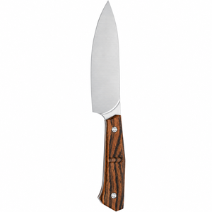 Couteaux de chef en acier inoxydable faits à la main avec manche en bois, lame professionnelle tranchante, couteaux de cuisine pour couper la viande et les légumes - Product Image 1
