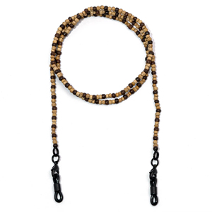 Cadenas de moda para gafas de mujer, de madera y cuero, para gafas de sol, soporte para gafas, cordón, collar, correa, cuerda - Product Image 1