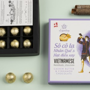 Premium Chocolate With <b>Cinnamon</b> And Cashew In Custom Gift Box As Wholesale Products In Bulk For Corporate Gifts - Product Image 3
