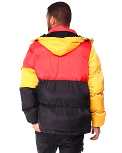 High Quality Thin Full Zip up Fleece Winter Quilted Hooded Puffer Jacket Breathable Windproof OEM Service for Men - Product Image 5