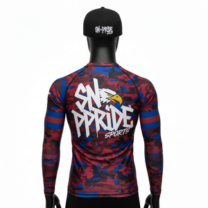 Camisetas de Compresión de Manga Larga para Hombre, Rashguards de MMA, Ropa Deportiva, Diseño Personalizado por Sublimación, Rashguard de Alto Rendimiento para BJJ - Product Image 4