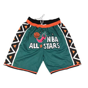 Pantalones Cortos Deportivos Personalizados de Poliéster Sublimado para Hombre, Estilo Hip Hop, con Bolsillos con Cremallera, Talla Grande, Secado Rápido, Malla Transpirable - Product Image 5