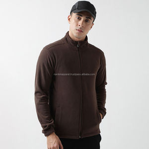 Nardon Apparel 2024 chaquetas de lana Polar transpirables con contraste de Color azul personalizado para hombres buena venta de ropa usable OEM - Product Image 1