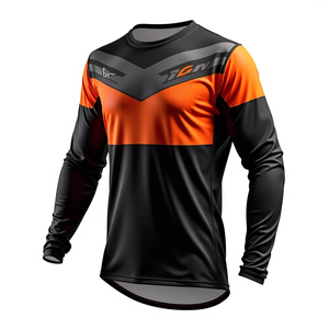 Jersey de Motocross Personalizado, Ropa de Carreras de Motos Personalizada, Manga Larga, Ropa de Equipo, Jersey de Motocicleta Pakistán - Product Image 2