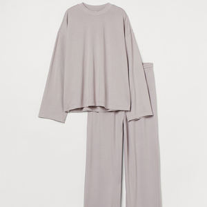 Nouvel ensemble de pyjama pour femme, design personnalisé, tissu imprimé sur mesure, chemises et bas pour pyjama de nuit féminin - Product Image 5