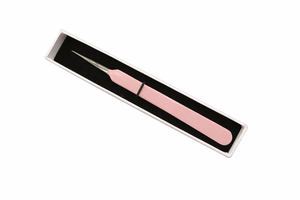 Pinzas Personalizadas para Extensión de Pestañas, de Acero Inoxidable Sostenible, Color Durazno, Punta Puntiaguda de Precisión, Pinzas Profesionales de Aislamiento - Product Image 2