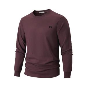 T-shirts de sport personnalisés pour hommes avec logo, col rond, performance athlétique, vierges, pour entraînement fitness, vêtements de sport B2B, fournisseur USA - Product Image 5